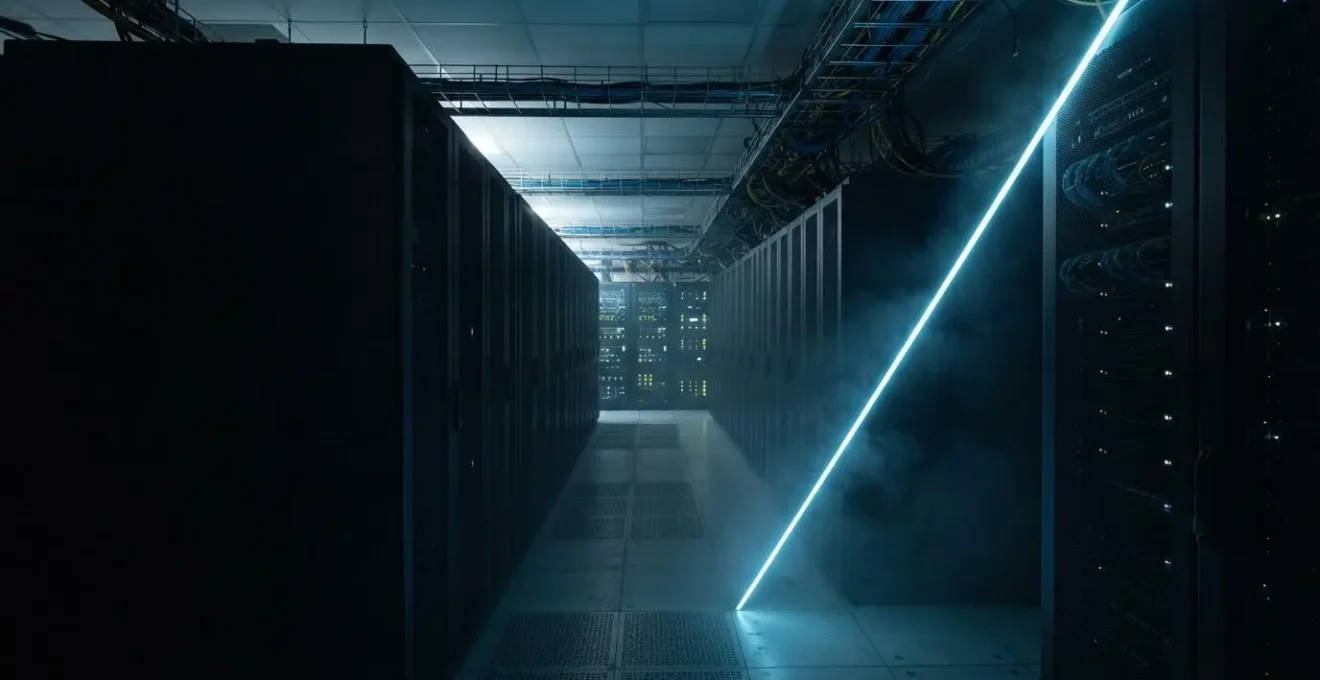 Illustration conceptuelle d'une infrastructure informatique protegee contre les cybermenaces et les ransomwares